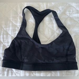 Black lululemon sports bra